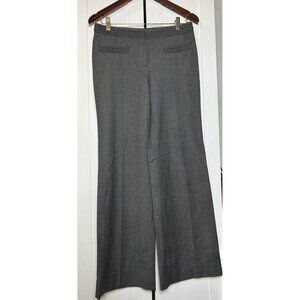 Barbara Bui Initials Women’s Grey Wool‎ Flare Pants Slacks size 38 EUC